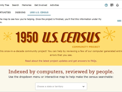 1950 U.S. Census Indexing Marathon